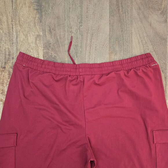 Mondetta Jogger Pants Womens 2X Brick Red Cargo Pockets - Picture 7 of 7